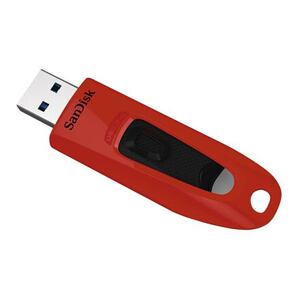 SanDisk Ultra/64GB/100MBps/USB 3.0/USB-A/Červená SDCZ48-064G-U46R