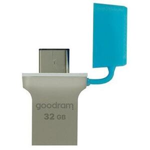GOODRAM ODD3 Pendrive - 32GB USB 3.0 + Type C OTG BLUE ODD3-0320B0R11
