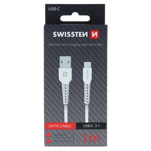 DATA CABLE SWISSTEN USB / USB-C 1,0 M WHITE 71505531