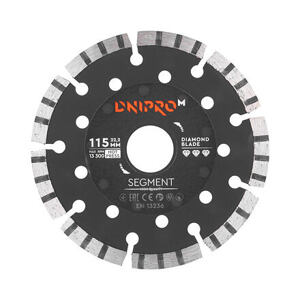 Diamantový kotouč Segment 115 22,2 mm Dnipro-M PID_2660