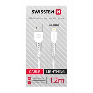 DATA CABLE SWISSTEN USB / LIGHTNING 1,2 M WHITE (SWISSTEN CDU BOX) 71506030BOX