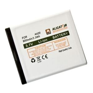 Baterie ALIGATOR A420/V500, Li-Ion 900 mAh, originální A420BAL