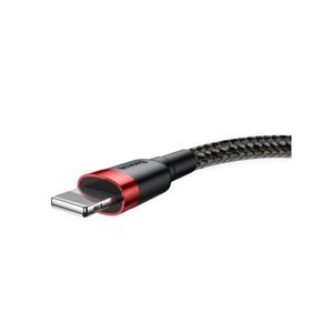 Baseus datový kabel Cafule Lightning 2m 1,5A červeno-černý 6953156275027