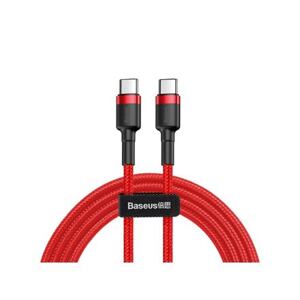 Baseus Cafule Series nabíjecí / datový kabel USB-C na USB-C PD2.0 60W Flash 1m, červená CATKLF-G09