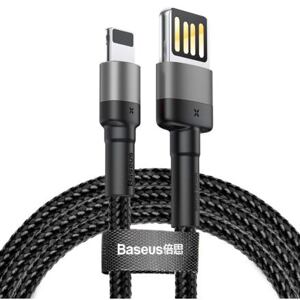 Baseus CALKLF-HG1 Cafule Kabel USB to Lightning Double Sided 1.5A 2m Grey/Black CALKLF-HG1