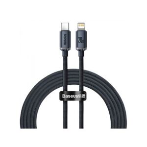 Baseus Type-C - Lightning cable, Crystal Shine Series Fast Charging Data Cable 20W 2m Black (CAJY000