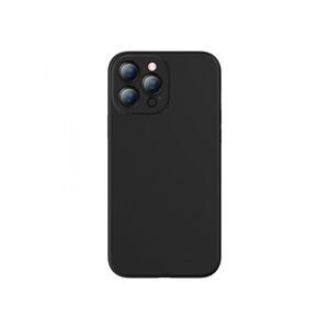 Baseus iPhone 13 Pro Max case Liquid Silica Gel Protective Black (ARYT000201)