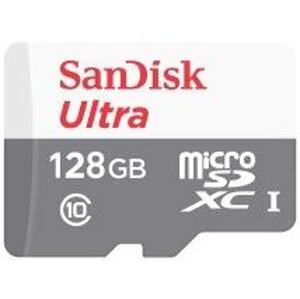 SanDisk Ultra/micro SDXC/128GB/100MBps/UHS-I U1 / Class 10 SDSQUNR-128G-GN6MN
