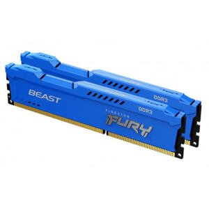 Kingston FURY Beast/DDR3/8GB/1600MHz/CL10/2x4GB/Blue KF316C10BK2/8