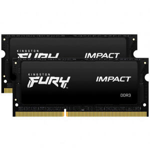 Kingston FURY Impact/SO-DIMM DDR3L/16GB/1866MHz/CL11/2x8GB/Black KF318LS11IBK2/16