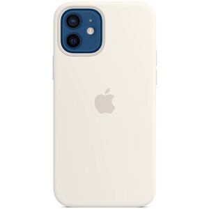 APPLE iPhone 12/12 Pro Silicone Case w MagSafe White/SK