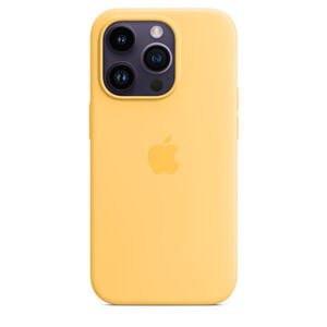 APPLE iPhone 14 Pro Max Silicone Case with MS - Sunglow MPU03ZM/A