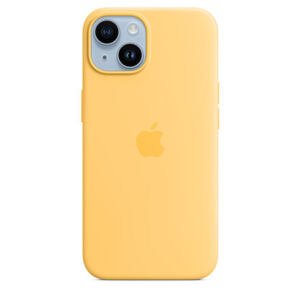 APPLE iPhone 14 Silicone Case with MS - Sunglow MPT23ZM/A