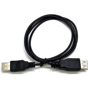 C-TECH USB A-A 1,8m 2.0 prodlužovací, černý CB-USB2AA-18-B