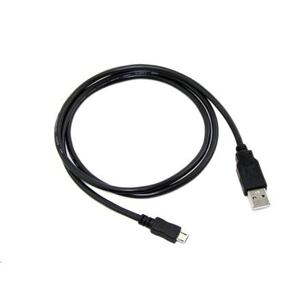 Kabel C-TECH USB 2.0 AM/Micro, 0,5m, černý CB-USB2M-05B