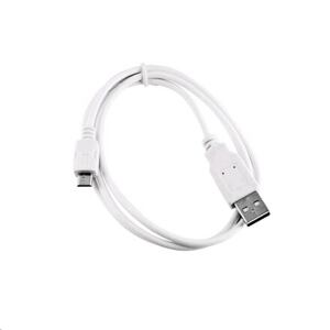 Kabel C-TECH USB 2.0 AM/Micro, 2m, bílý CB-USB2M-20W