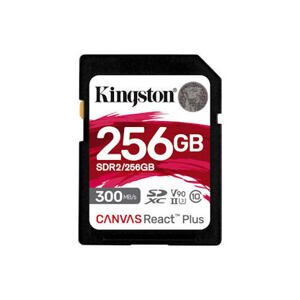 Kingston Canvas React Plus/SDHC/256GB/300MBps/UHS-II U3 / Class 10 SDR2/256GB