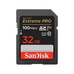 SanDisk Extreme PRO/SDHC/32GB/100MBps/UHS-I U3 / Class 10 SDSDXXO-032G-GN4IN