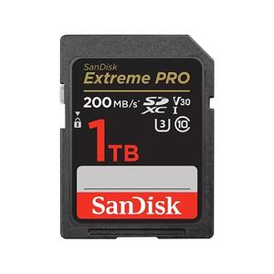 SanDisk Extreme PRO/SDXC/1TB/200MBps/UHS-I U3 / Class 10/Černá SDSDXXD-1T00-GN4IN