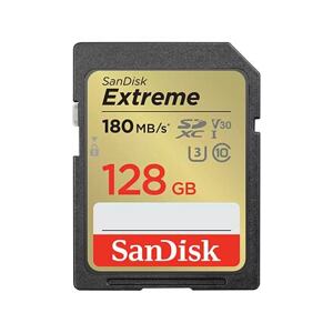 SanDisk Extreme/SDXC/128GB/180MBps/UHS-I U3 / Class 10 SDSDXVA-128G-GNCIN