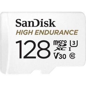 SanDisk High Endurance/micro SDXC/128GB/100MBps/UHS-I U3 / Class 10/+ Adaptér SDSQQNR-128G-GN6IA