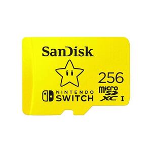 SanDisk Nintendo Switch/micro SDXC/256GB/100MBps/UHS-I U3 / Class 10 SDSQXAO-256G-GNCZN