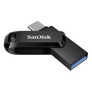 SanDisk Ultra Dual Drive Go/256GB/150MBps/USB 3.1/USB-A + USB-C/Černá SDDDC3-256G-G46