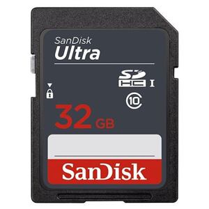 SanDisk Ultra/SDHC/32GB/100MBps/UHS-I U1 / Class 10 SDSDUNR-032G-GN3IN