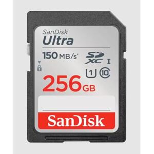 SanDisk Ultra/SDXC/256GB/150MBps/UHS-I U1 / Class 10/Černá SDSDUNC-256G-GN6IN