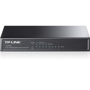 TP-Link TL-SF1008P 8x10/100 (4xPOE) 66W Desktop kovový CCTV Switch TL-SF1008P