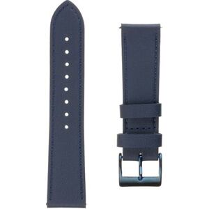 FIXED Leather Strap for Smartwatch 22mm wide, blue FIXLST-22MM-BL