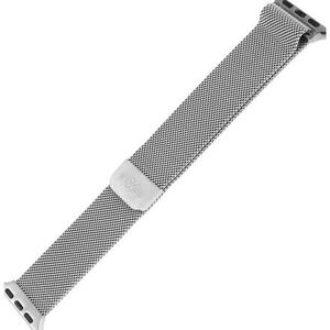 FIXED Mesh Strap for Apple Watch 42/44/45mm, silver FIXMEST-434-SL