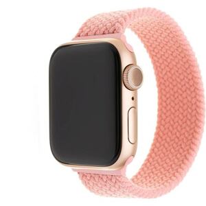 FIXED Elastic Nylon Strap for Apple Watch 38/40/41mm, size L, pink FIXENST-436-L-PI