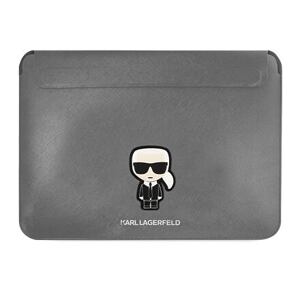 Karl Lagerfeld Saffiano Ikonik Obal na Notebook 16" Silver KLCS16PISFG