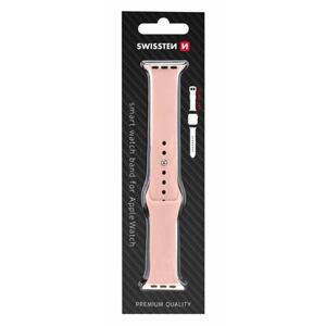 SWISSTEN SILICONE BAND FOR APPLE WATCH 38 / 40 / 41 mm PINK SAND 46000105