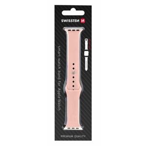 SWISSTEN SILICONE BAND FOR APPLE WATCH 42 / 44 / 45 / 49 mm PINK SAND 46000115