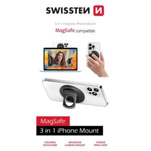 SWISSTEN 3in1 MagStick IPHONE MOUNT BLACK  (MagSafe compatible) 26001000