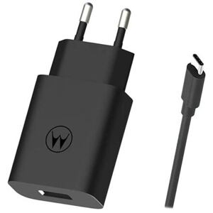 Motorola TurboPower 20W USB-A w/ 1m USB-C Cable Black