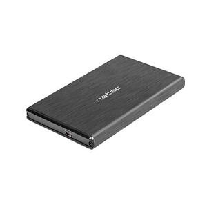 Externí box pro HDD 2,5'' USB 2.0 Natec Rhino, černý NKZ-0275
