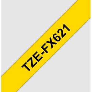 TZE-FX621, žlutá / černá, 9mm TZEFX621
