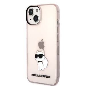 Karl Lagerfeld IML Choupette NFT Zadní Kryt pro iPhone 14 Plus Pink KLHCP14MHNCHTCP