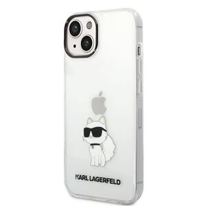 Karl Lagerfeld IML Choupette NFT Zadní Kryt pro iPhone 14 Plus Transparent KLHCP14MHNCHTCT