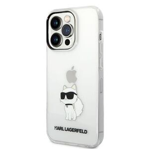 Karl Lagerfeld IML Choupette NFT Zadní Kryt pro iPhone 14 Pro Transparent KLHCP14LHNCHTCT