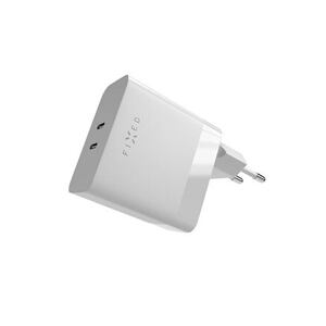 FIXED Dual USB-C Mains Charger, PD support, 65W, white FIXC65-2C-WH
