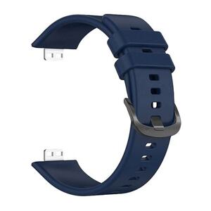 FIXED Silicone Strap for Huawei Watch FIT, blue FIXSSTB-1054-BL