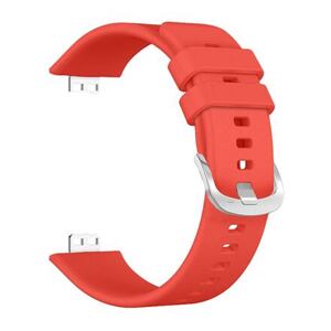 FIXED Silicone Strap for Huawei Watch FIT, red FIXSSTB-1054-RD