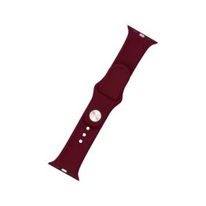 FIXED Silicone Strap Set for Apple Watch 42/44/45/49mm, burgundy FIXSST-434-WIRD