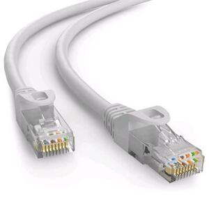 Kabel C-TECH patchcord Cat5e, UTP, šedý, 25m CB-PP5-25