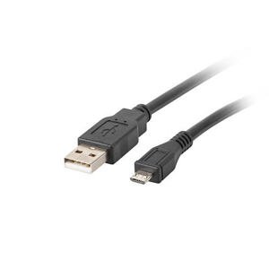 NATEC LANBERG Kabel USB 2.0 AM/Micro, 1m, černý CA-USBM-10CC-0010-BK