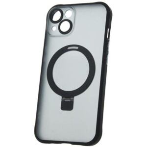 Silikonové TPU pouzdro Mag Ring pro iPhone 14 černé